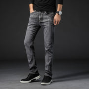 Casual Flexible Men's Slim Straight-leg Jeans