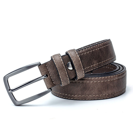 Men Split Leather Belt Vintage