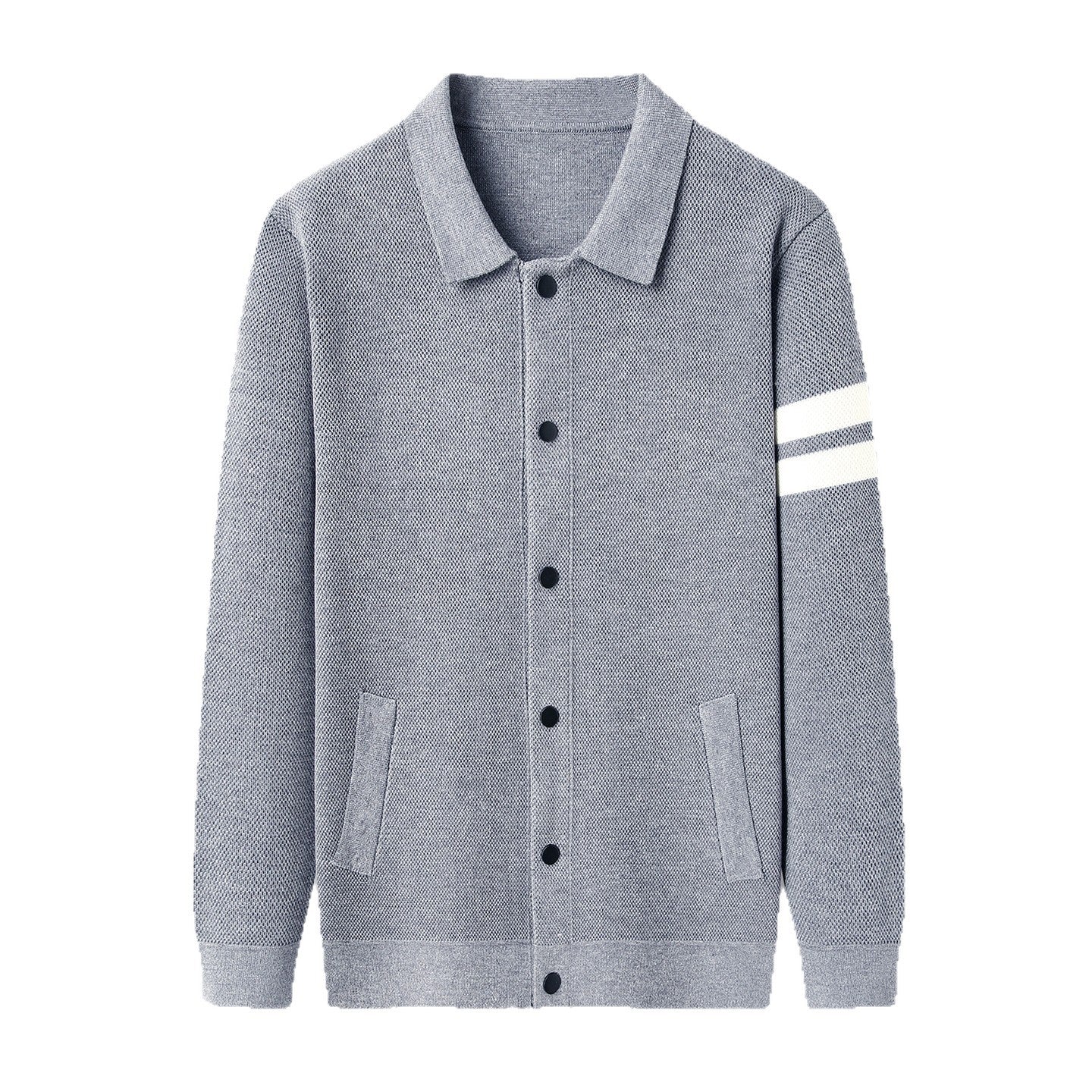 Knitted Cardigan Slim Men's