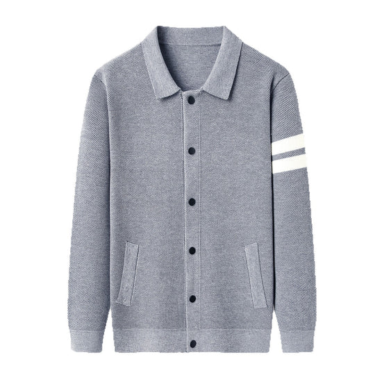 Knitted Cardigan Slim Men&