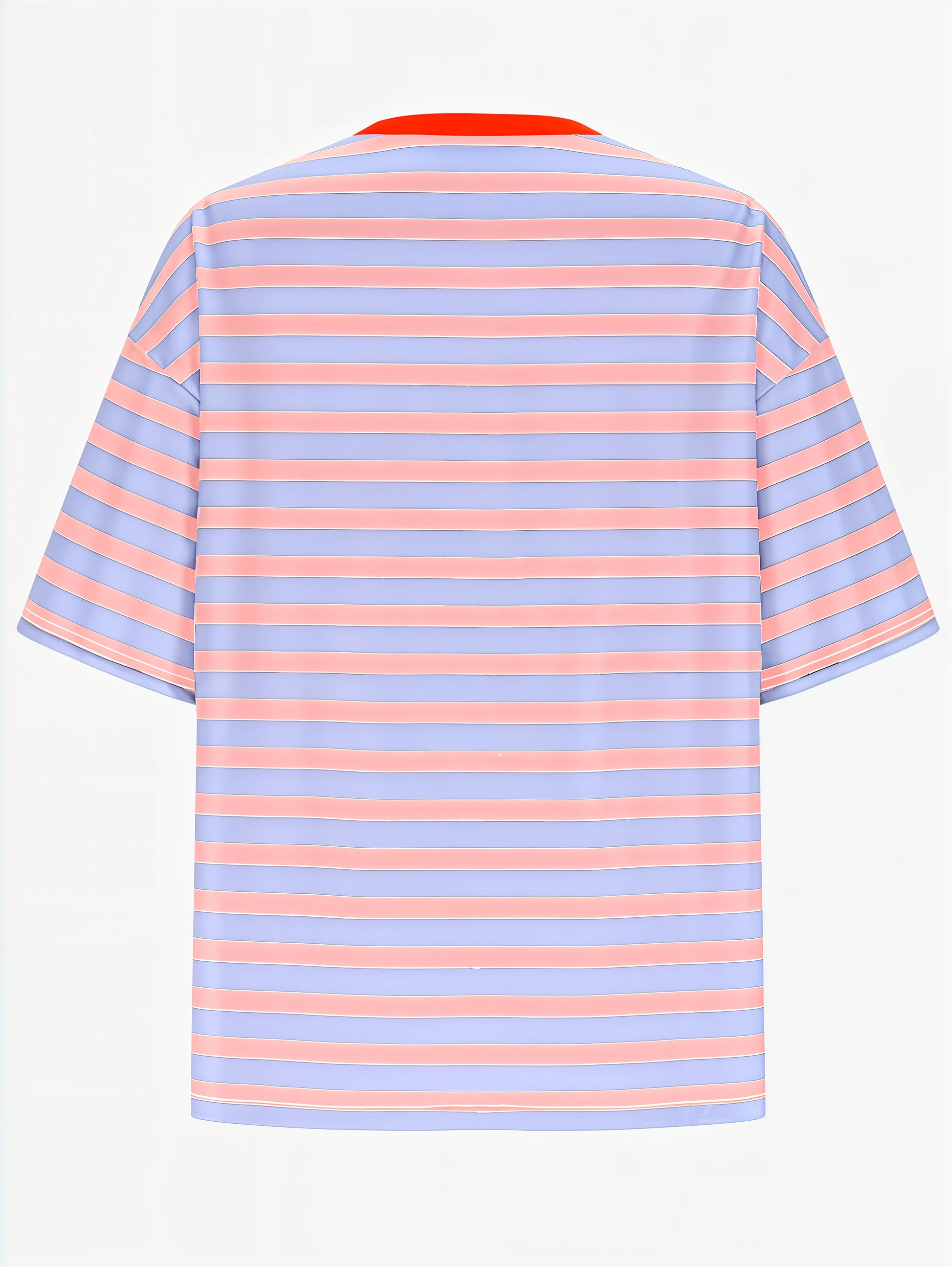 Striped Round Neck Half Sleeve T-Shirt