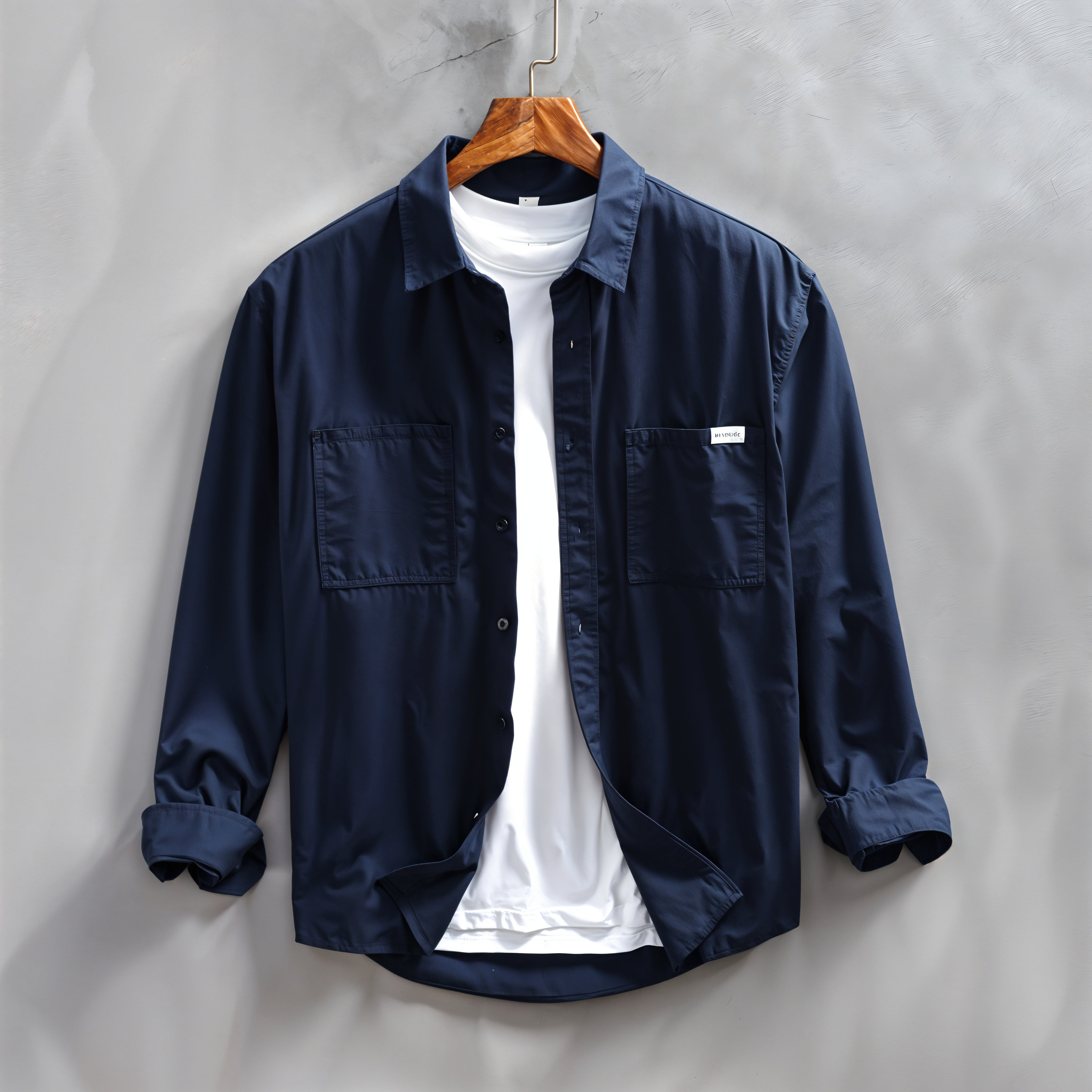 Long-sleeve Denim Jacket For Men
