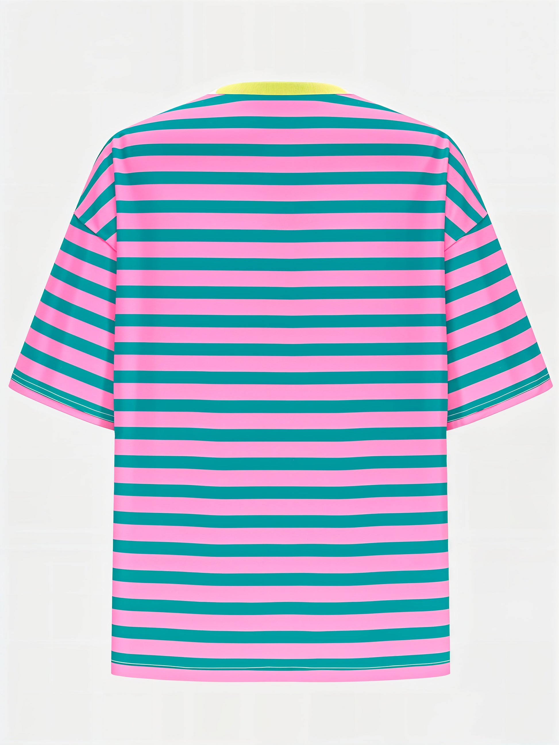 Striped Round Neck Half Sleeve T-Shirt