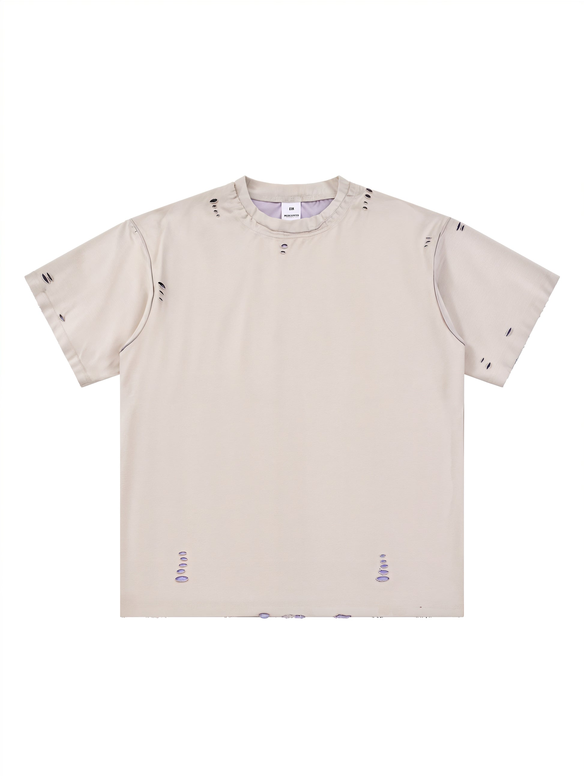 Hand-frayed Reversible T-shirt