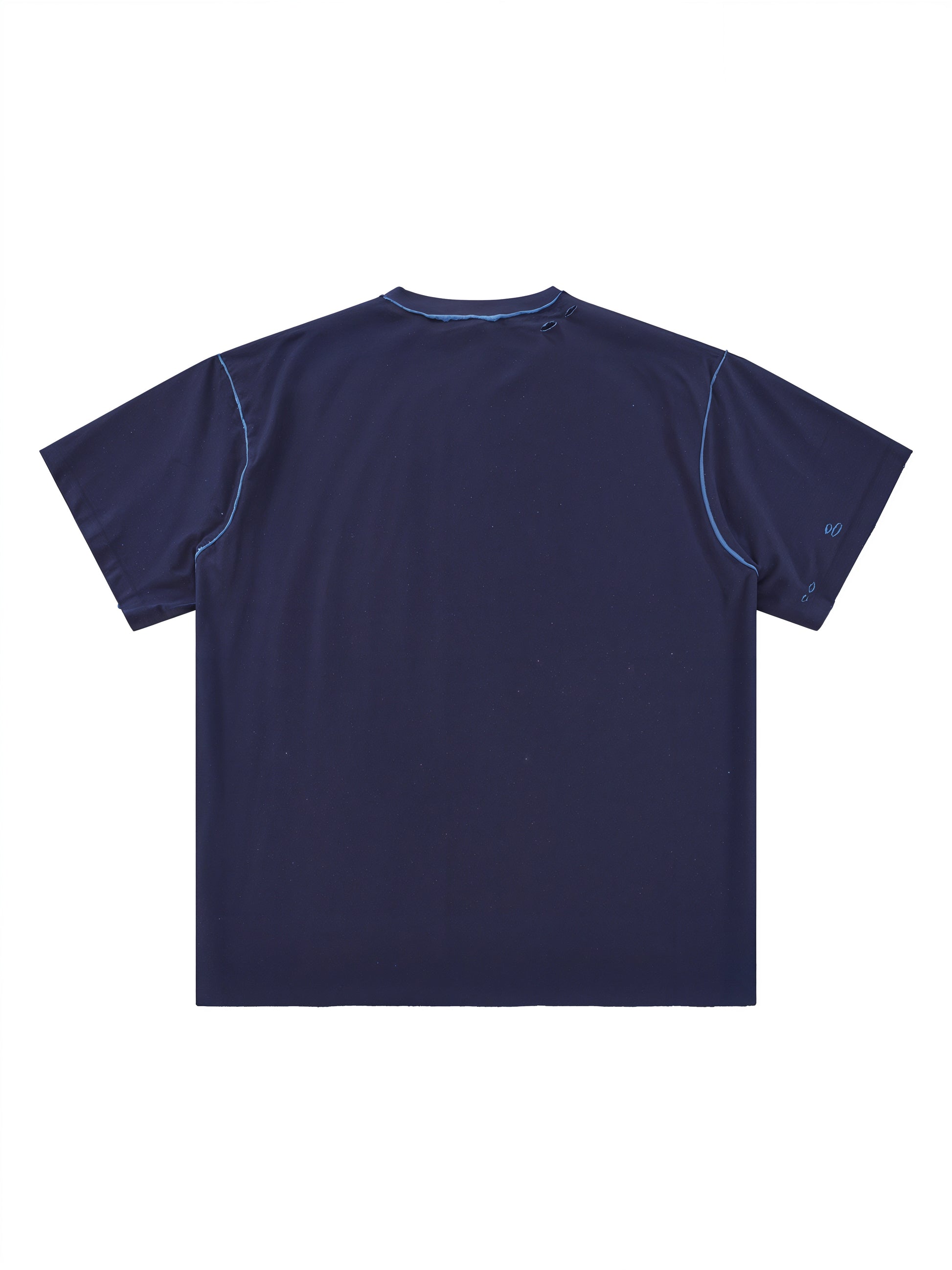 Hand-frayed Reversible T-shirt
