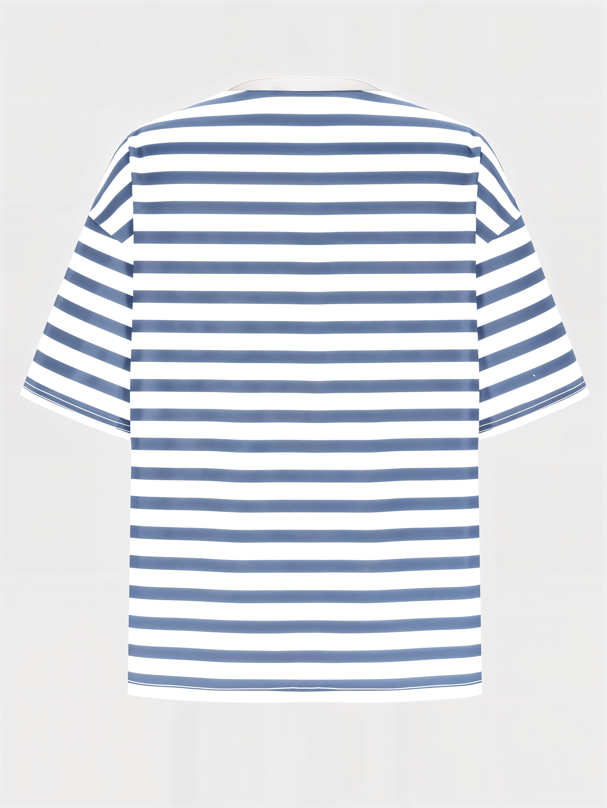 Striped Round Neck Half Sleeve T-Shirt