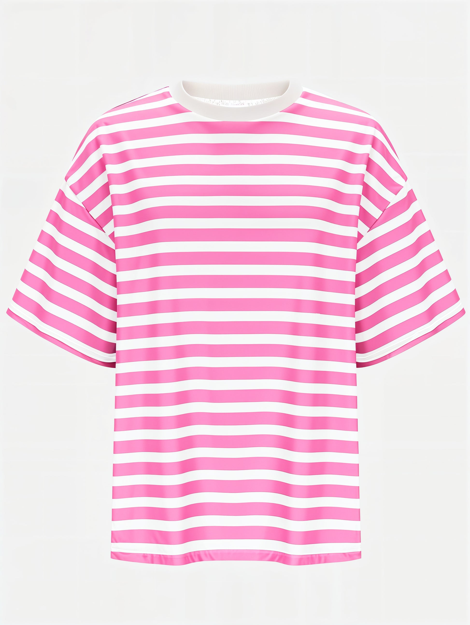 Striped Round Neck Half Sleeve T-Shirt