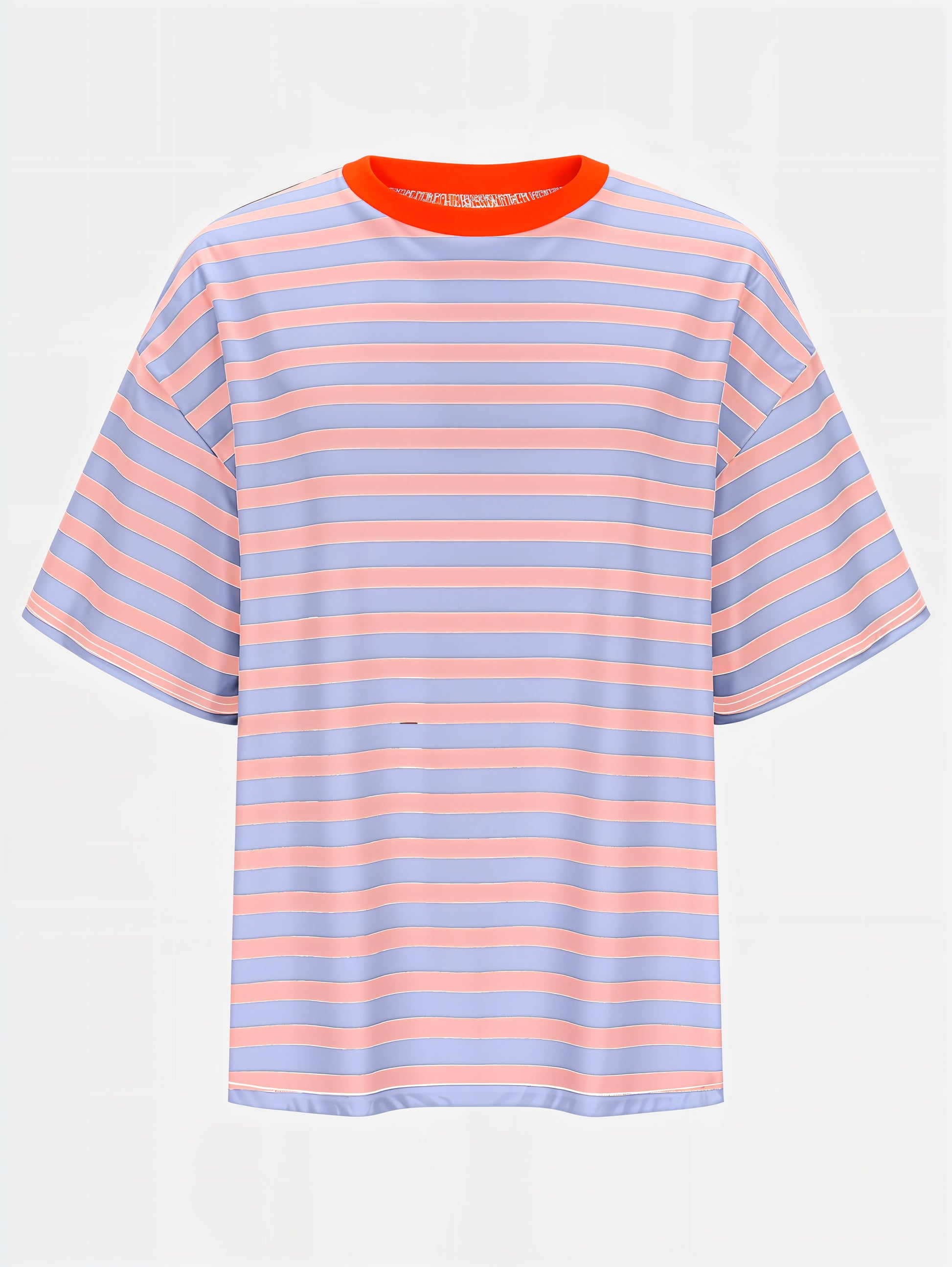 Striped Round Neck Half Sleeve T-Shirt