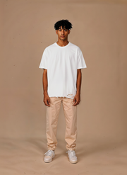 Vintage Wash Boxy Distressed Hem T-Shirt